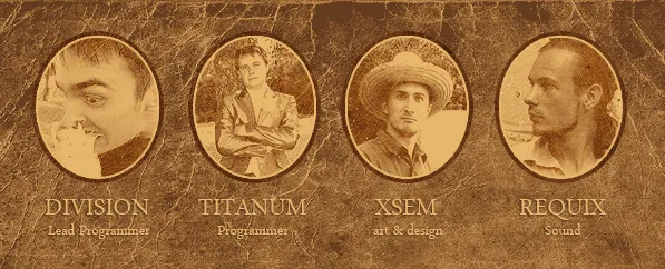 The Fun Da Vinci development team: Division (Lead Programmer), Titanum (Programmer), Xsem (Art and Design), Requix (Sound)